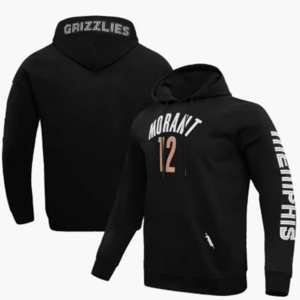 Pro Standard Ja Morant Memphis Grizzlies 2023/24 City Edition Hoodie NWT Medium